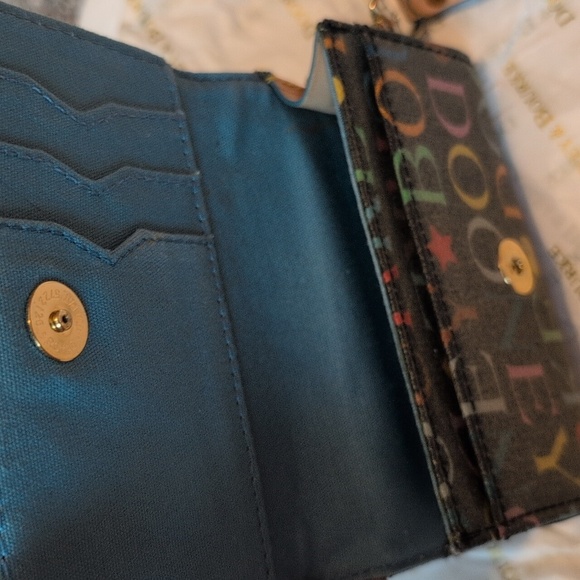 Vintage Dooney & Bourke Multicolor Mini Wristlet/Wallet - Picture 6 of 7